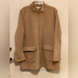 Size petite XL Coldwater Creek fleece jacket